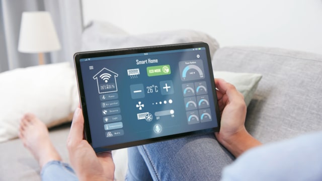 Smart home system mit smart meter